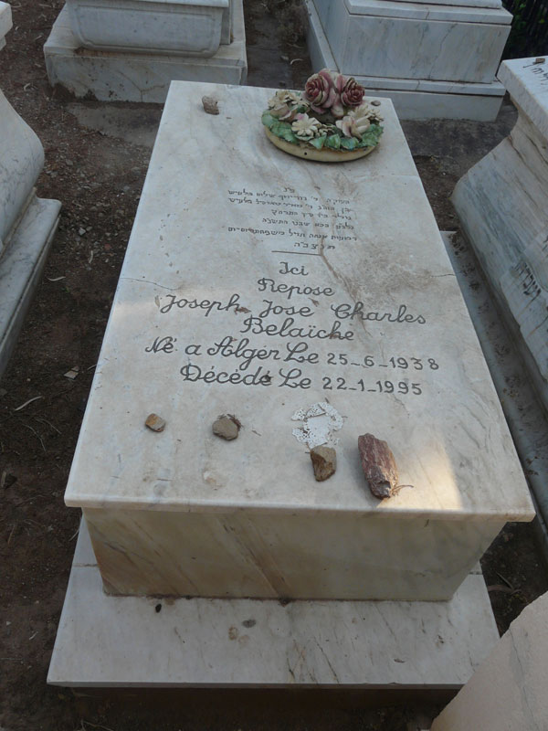 Надгробие BELAICHE Joseph José Charle